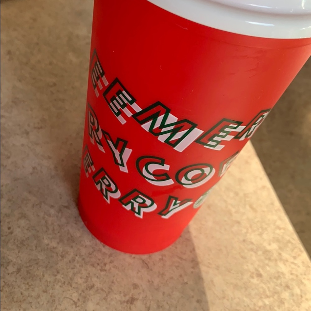 Starbucks reusable holiday hot cup